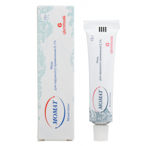 Купить: Момат 0,1% 15 г мазь для наружного применения