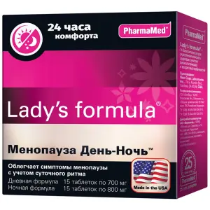 Купить Lady's formula Менопауза День-Ночь 15+15 шт таблетки