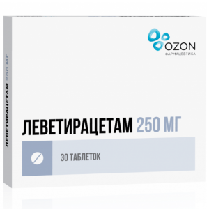 Купить: Леветирацетам 250 мг 30 шт таблетки покрытые пленочной оболочкой