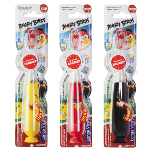 Купить: Longa Vita Angry Birds зубная щетка мигающая на присоске от 3 лет