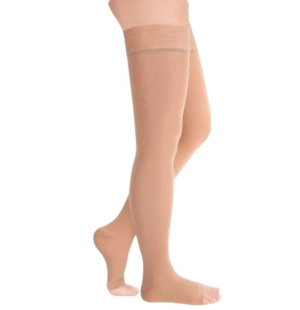 Купить: Крейт Luomma Idealista KR-393 чулки 1 класс компрессии открытый носок размер М карамель