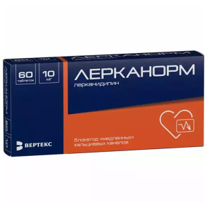 Купить: Лерканорм 10 мг 60 шт таблетки покрытые пленочной оболочкой