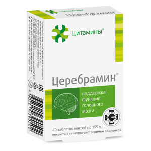 Купить: Церебрамин 40 шт таблетки покрытые кишечнорастворимой оболочкой