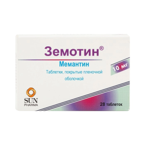 Купить: Земотин 10 мг 28 шт таблетки покрытые пленочной оболочкой