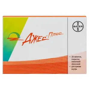 Купить Джес Плюс 28 шт таблетки покрытые пленочной оболочкой