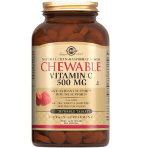 Купить: Solgar Витамин С 500 мг 90 шт таблетки малина