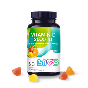 Купить: LIVS Витамин D3 2000 МЕ 90 шт мармеладные пастилки со вкусом фруктов и ягод