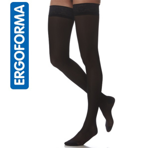 Купить: Ergoforma чулки компрессионные 2 класс Unisex размер 4 закрытый носок черные