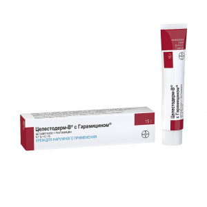 Купить: Целестодерм-В с Гарамицином 0,1% 15 г крем для наружного применения