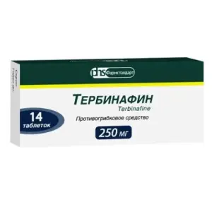 Купить Тербинафин 250 мг 14 шт таблетки