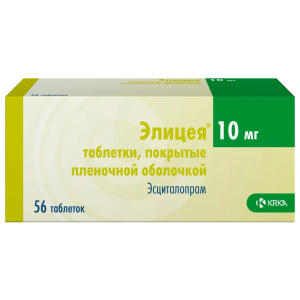 Купить: Элицея 10 мг 56 шт таблетки покрытые пленочной оболочкой