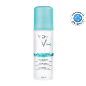 Купить Vichy 125 мл аэрозоль-антиперспирант против белых и желтых пятен 48 ч