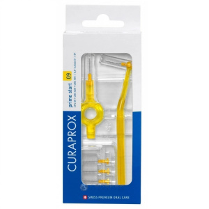 Купить: Curaprox Prime Start CPS09 5 шт ершики межзубные + держатель UHS409 и UHS470