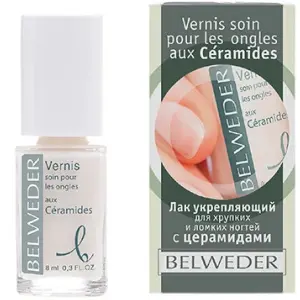 Купить Belweder 8 мл лак для хрупких и ломких ногтей с церамидами