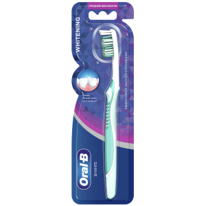 Купить: Oral-B 3D White Whitening щетка зубная средней жесткости