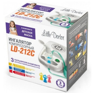 Купить: Little Doctor LD-212С ингалятор компрессорный компактный белый