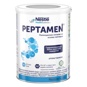 Купить: Peptamen 400 г смесь лечебная на основе гидролизованных белков с 10 лет