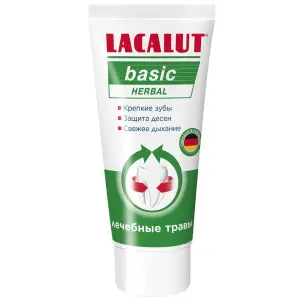 Купить Lacalut Basic Herbal 65 г паста зубная