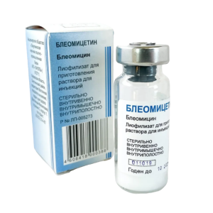 Купить: Блеомицетин 15 мг 1 шт лиофилизат для приготовления раствора для инъекций флакон