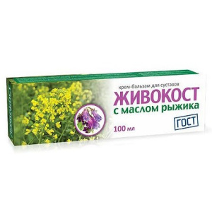 Купить: Живокост 100 мл крем-бальзам для тела с маслом рыжика 100 мл 1 шт