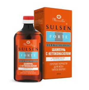 Купить Mirrolla Сульсен Форте 2 % 250 мл шампунь с кетоконазолом