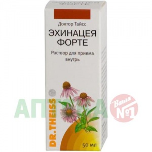 Купить: Доктор Тайсс Эхинацея Форте 50 мл настойка флакон