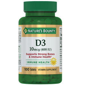 Купить: Nature's Bounty Витамин Д3 400 МЕ 100 шт таблетки