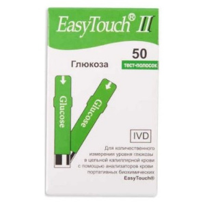 Купить: EasyTouch 50 шт тест-полоски для определения глюкозы крови