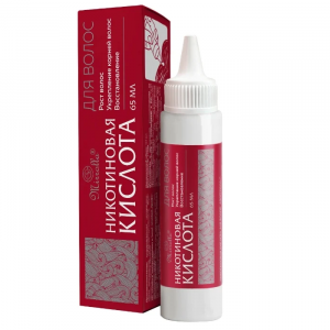 Купить: Mirrolla Никотиновая кислота для волос 65 мл раствор