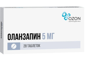 Купить: Оланзапин 5 мг 28 шт таблетки диспергируемые в полости рта