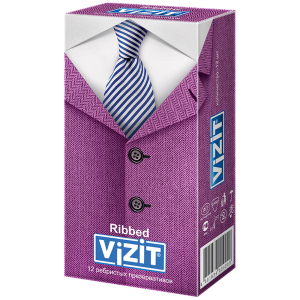 Купить: Vizit Ribbed 12 шт презервативы ребристые