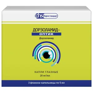 Купить Дорзоламид-Оптик 20 мг/мл 5 мл 3 шт капли глазные