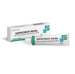 Купить: Цинковая мазь 10% 30 г мазь для наружного применения
