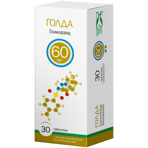 Купить: Голда 60 мг 30 шт таблетки с модифицированным высвобождением