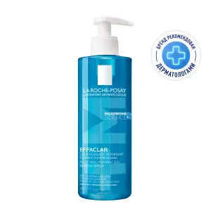 Купить La Roche-Posay Effaclar 400 мл гель очищающий пенящийся  для умывания чувствительной жирной проблемной кожи лица и тела склонной к прыщам и акне