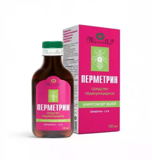 Купить: Mirrolla Фора Плюс Перметрин 1,5 % 100 мл средство педикулицидное