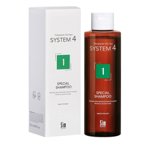 Купить: System 4 Special Shampoo №1 250 мл шампунь терапевтический для нормальной и жирной кожи головы