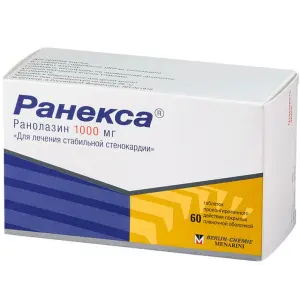 Купить Ранекса 1000 мг 60 шт таблетки с пролонгированным высвобождением покрытые пленочной оболочкой