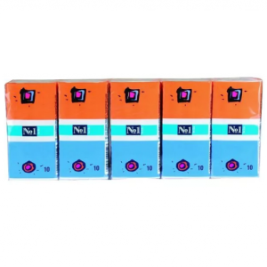 Купить: Bella 100 шт (10 упаковок) платочки бумажные носовые 2х-слойные