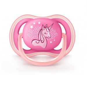 Купить: Philips Avent Ultra Air SCF546/12 соска-пустышка силиконовая ортодонтическая 6-18 мес для девочек