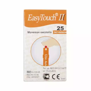 Купить: Easy Touch 25 шт тест-полоски для определения уровня мочевой кислоты