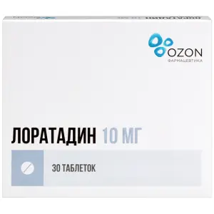 Купить Лоратадин 10 мг 30 шт таблетки