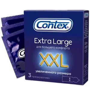 Купить Contex Extra Large 3 шт презервативы увеличенного размера