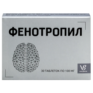 Купить: Фенотропил 100 мг 30 шт таблетки