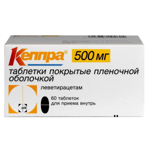 Купить: Кеппра 500 мг 60 шт таблетки покрытые пленочной оболочкой