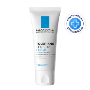 Купить: La Roche-Posay Toleriane Sensitive 40 мл крем увлажняющий  для сухой чувствительной кожи лица с пребиотической формулой