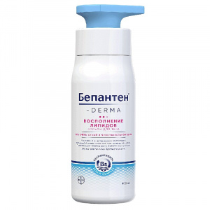 Купить: Бепантен Дерма Восполнение Липидов лосьон д/тела 400мл
