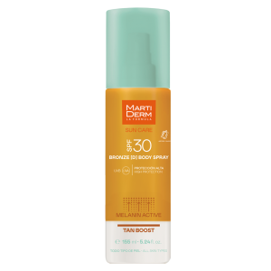 Купить: MartiDerm Sun Care Bronze SPF 30 155 мл спрей для тела солнцезащитный двухфазный