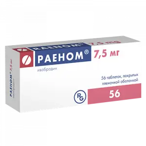 Купить Раеном 7,5 мг 56 шт таблетки покрытые пленочной оболочкой