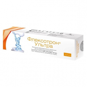 Купить: Флексотрон Ультра 25 мг/мл 4,8 мл 1 шт имплантат вязкоэластичный стерильный для внутрисуставной инъекции шприц